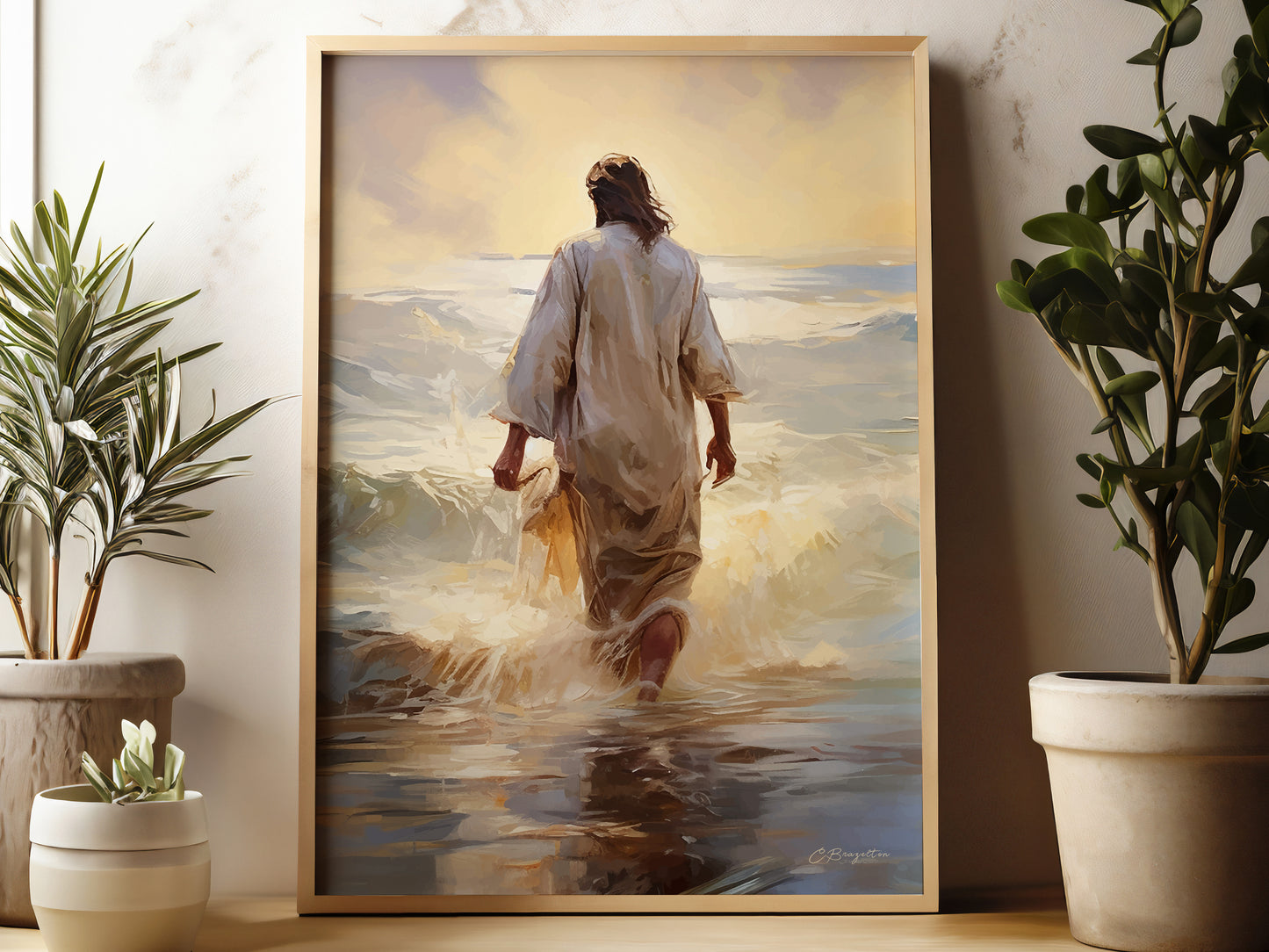 Beruhigung des Sturms (Digitaler Kunstdruck-Download)