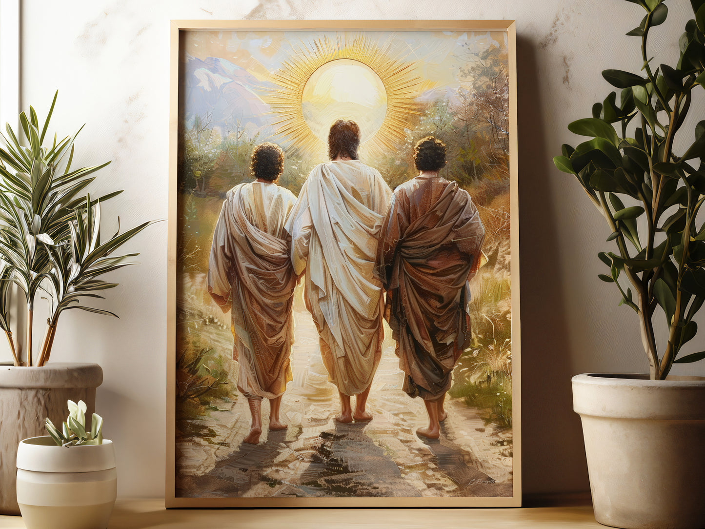 Road to Emmaus (Digital Art Print Download)