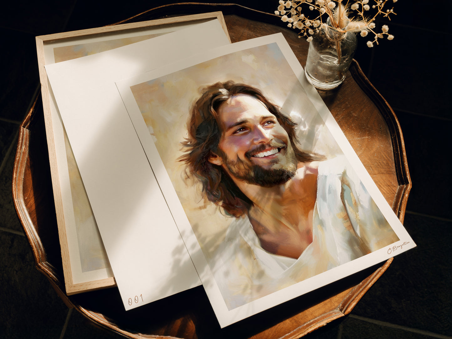 Savior's Blessing | Limited Edition Handmade Print