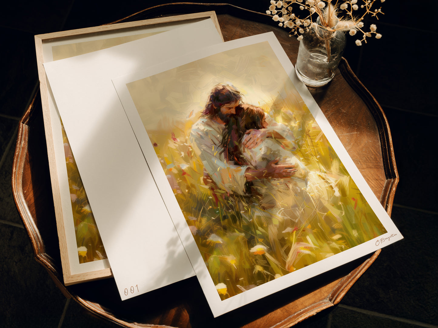 Held By My Savior | Limited Edition Handmade Print