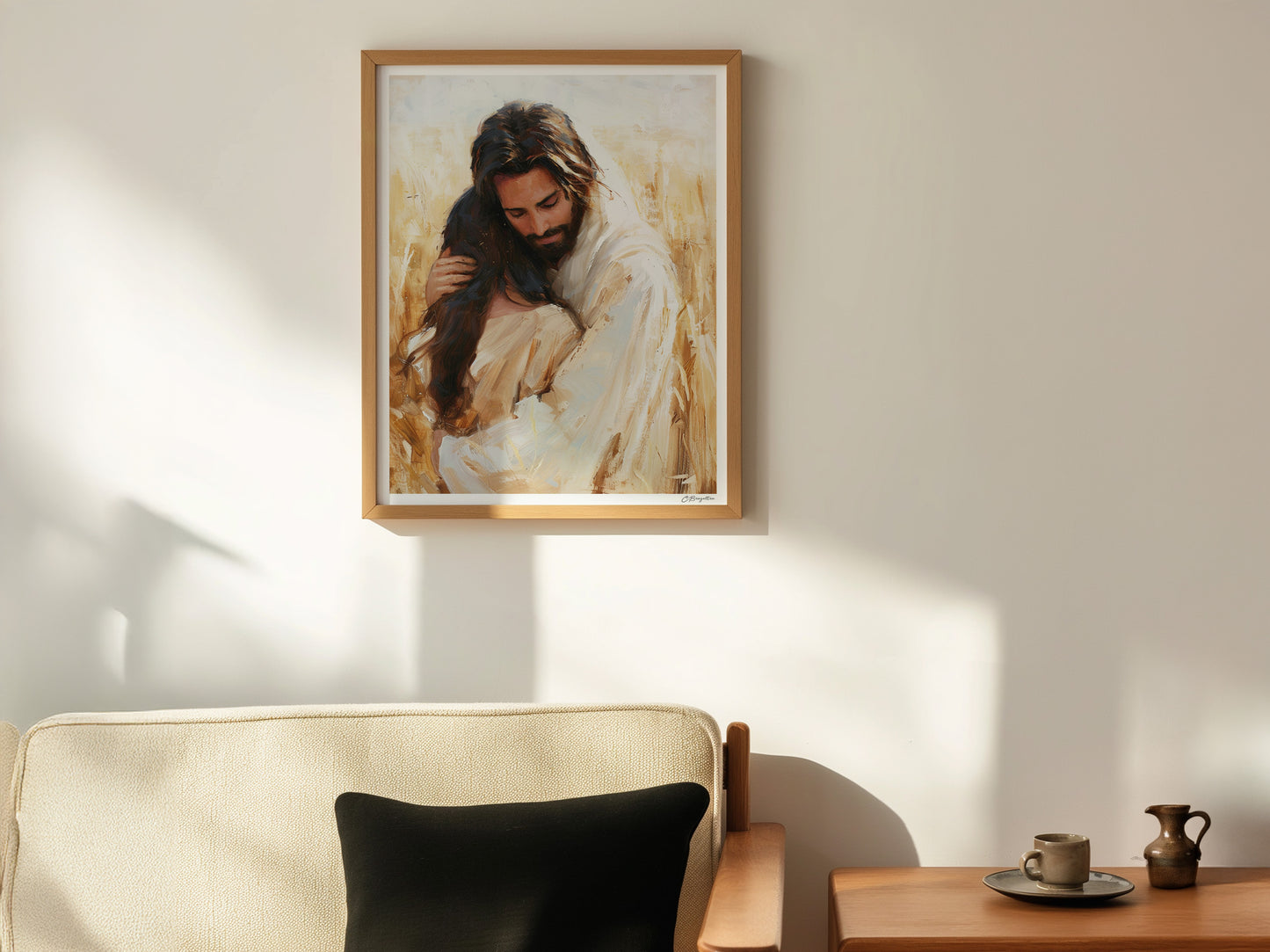 Abrazo curativo | Impresión de bellas artes