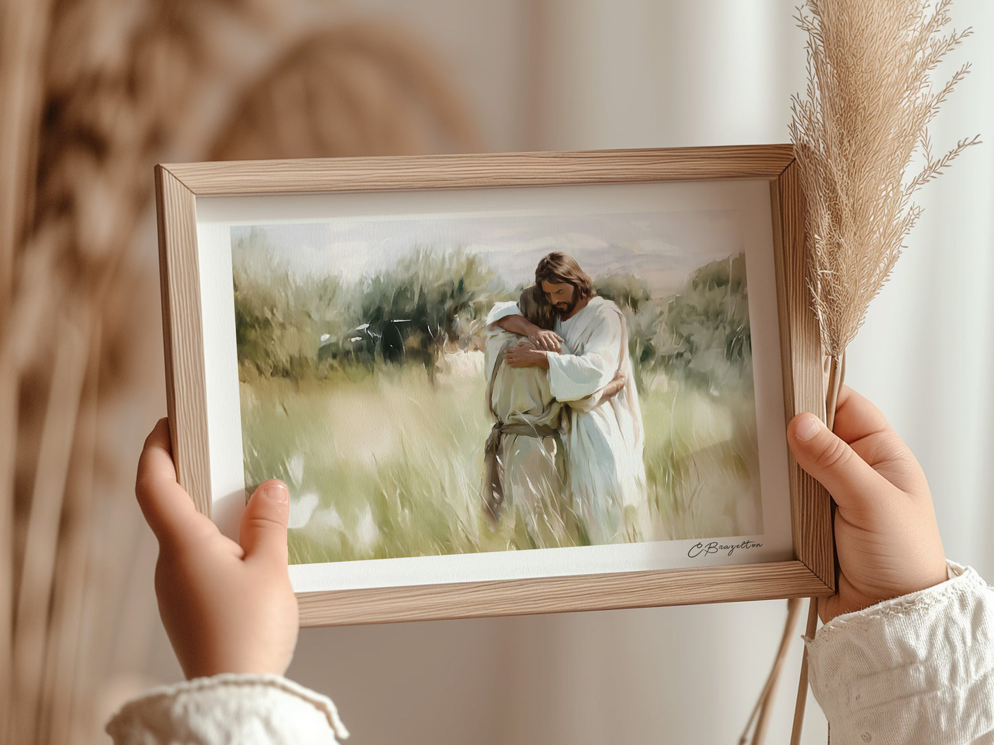 Healing Embrace #3 | Signed Handmade Art Print