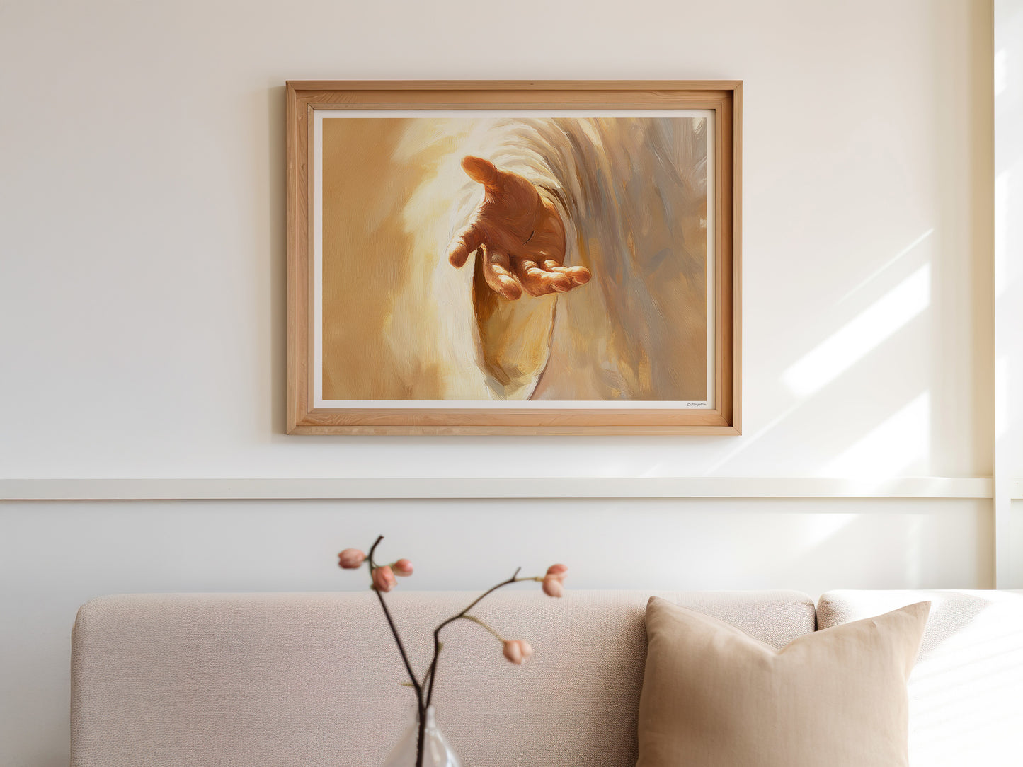 Durch seine Wunden | Kunstdruck