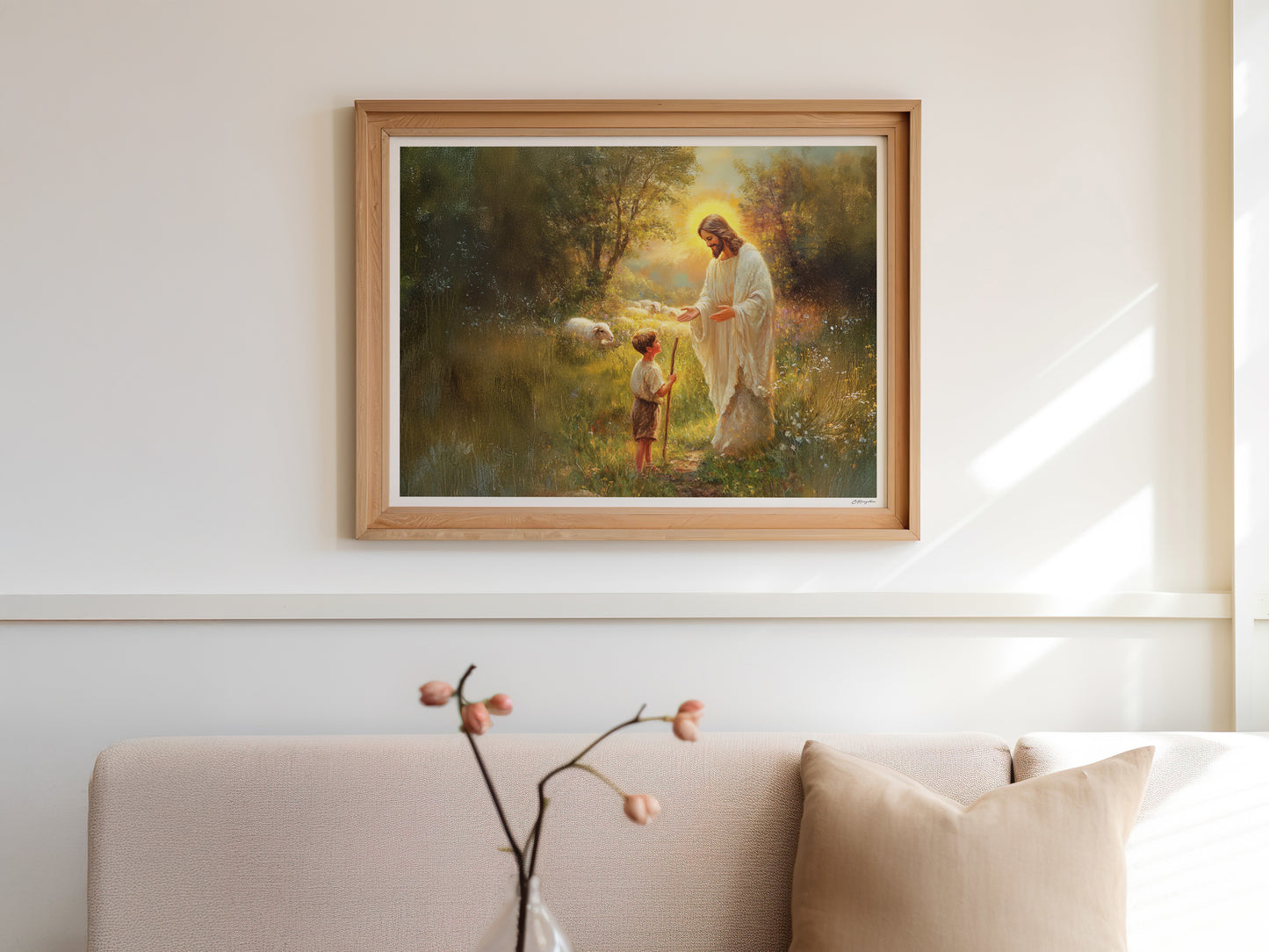 Feed My Sheep | Signed Handmade Art Print