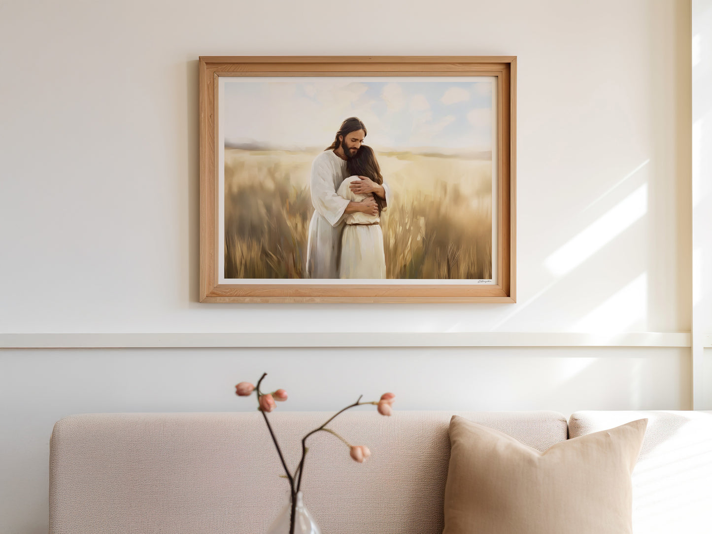 I Am With You #2 | Signed Handmade Art Print