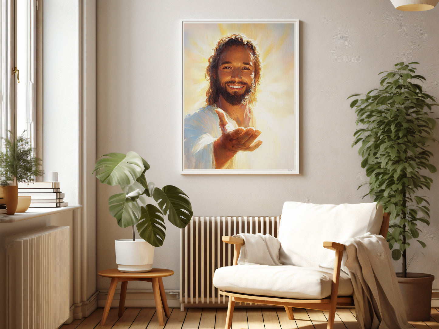 Look Unto Christ #3 | Signed Handmade Art Print