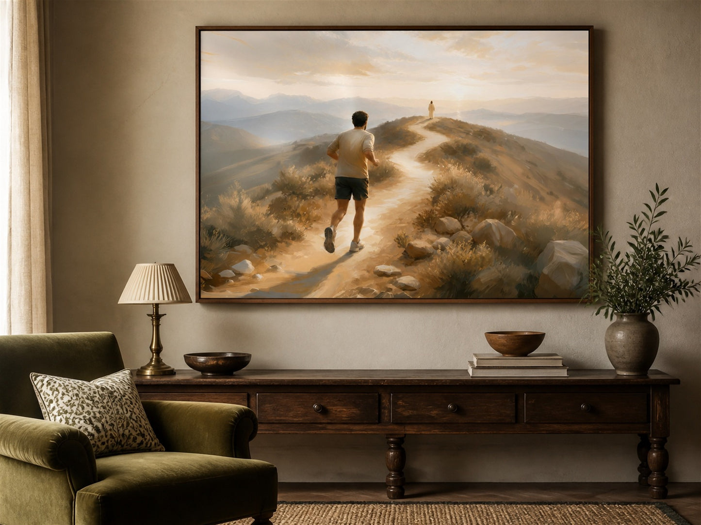 Run With Patience | Canvas Artwork