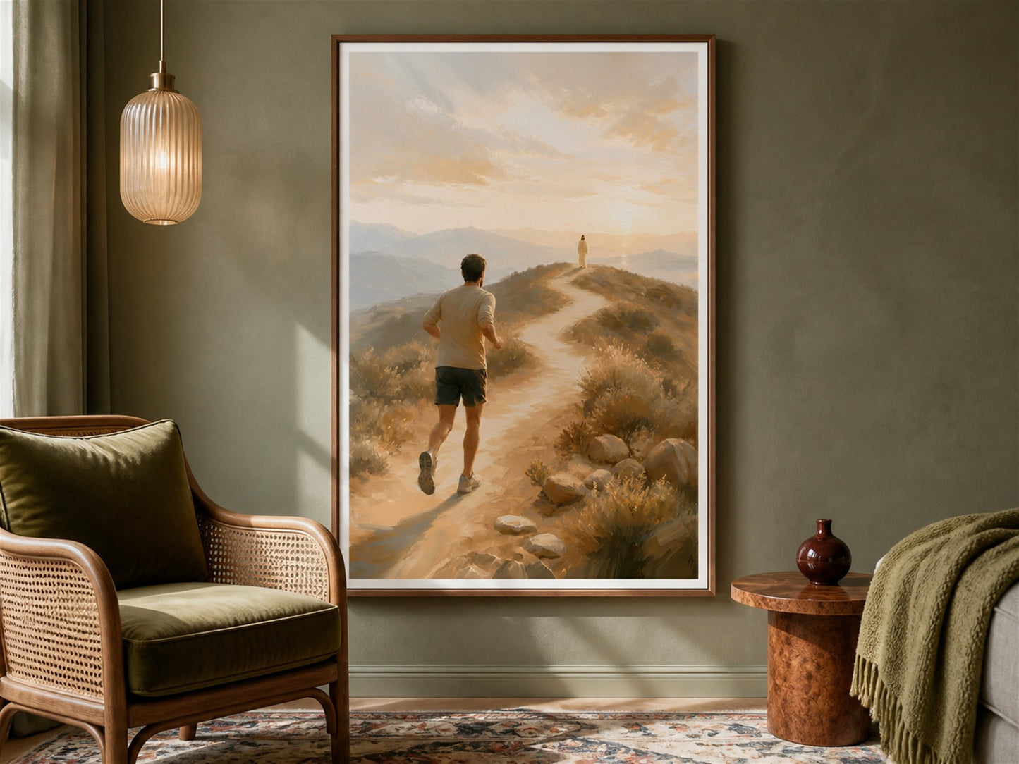 Run With Patience | Signed Handmade Art Print