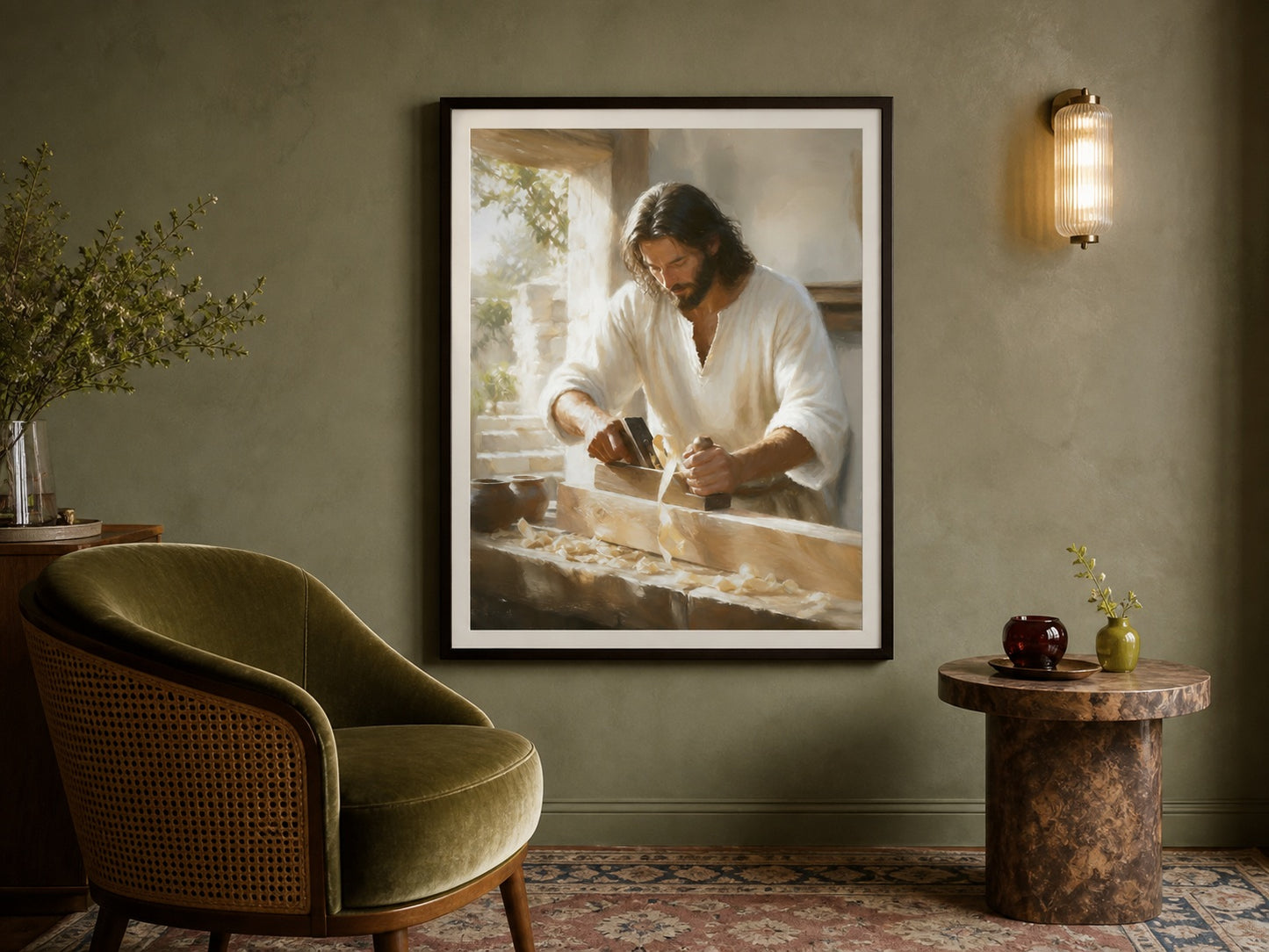 The Carpenter's Hands | Signed Handmade Art Print