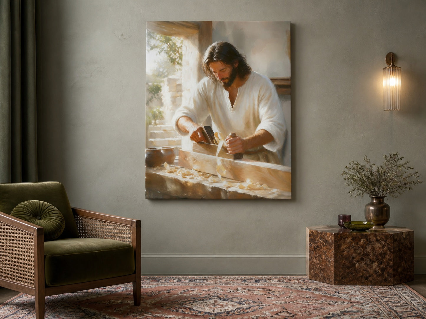 The Carpenter's Hands | Canvas Artwork