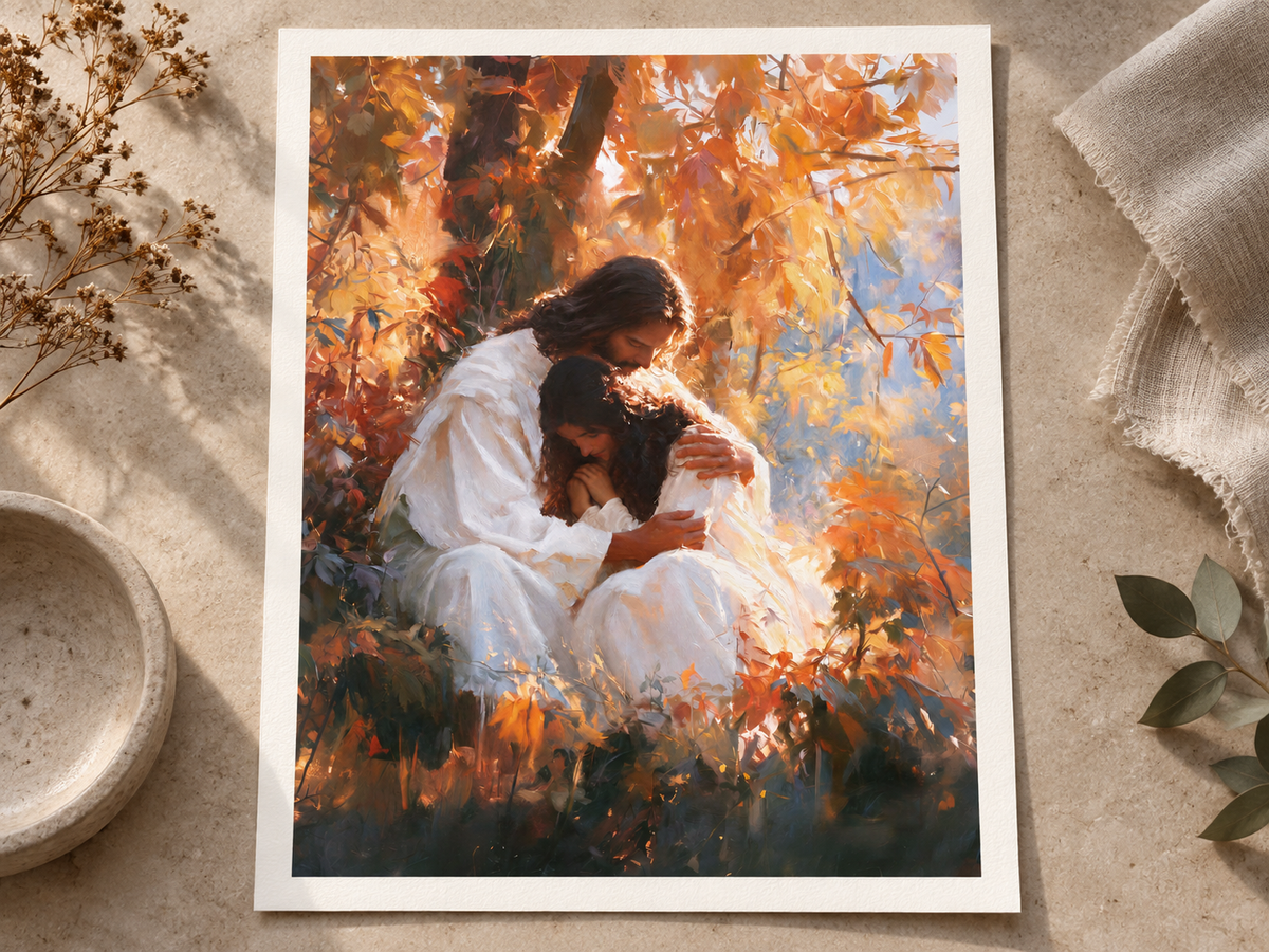 Peace in Christ #3 | Signed Handmade Art Print