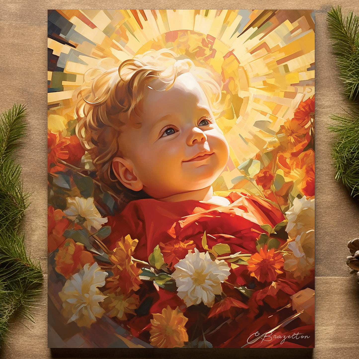 Florale Umarmung (Digitaler Kunstdruck-Download)