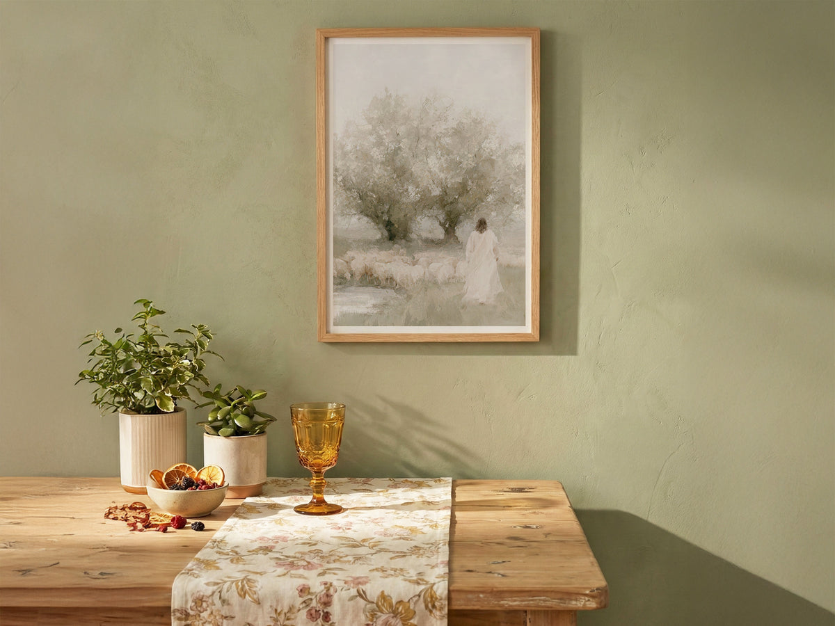 Beside the Still Waters | Signed Handmade Art Print