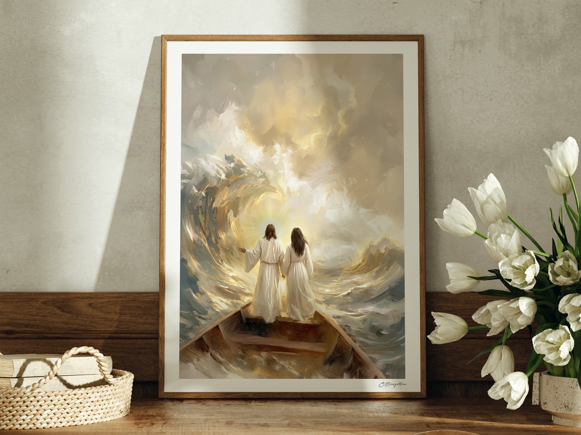 Guided by Him #3 | Signed Handmade Art Print – The Painted Gospel