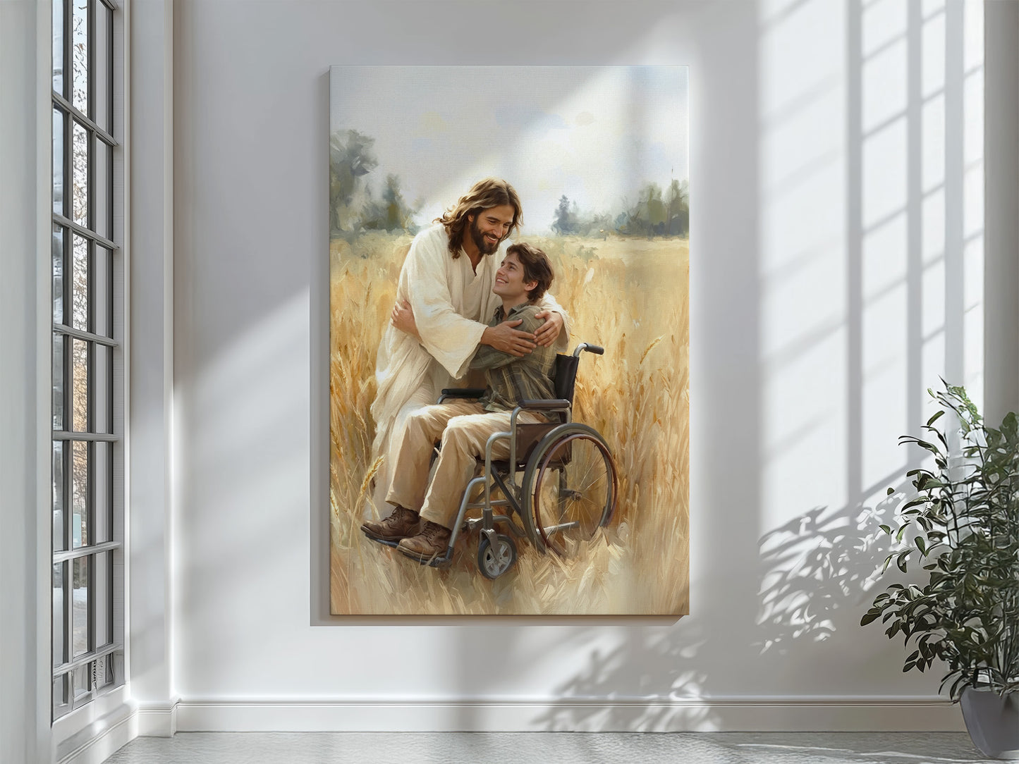 Savior's Embrace | Canvas Artwork