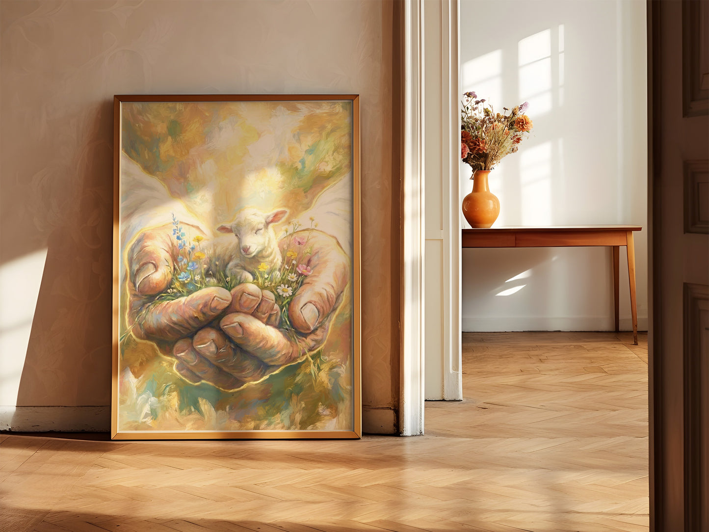 Shepherd's Care #3 | Signed Handmade Art Print