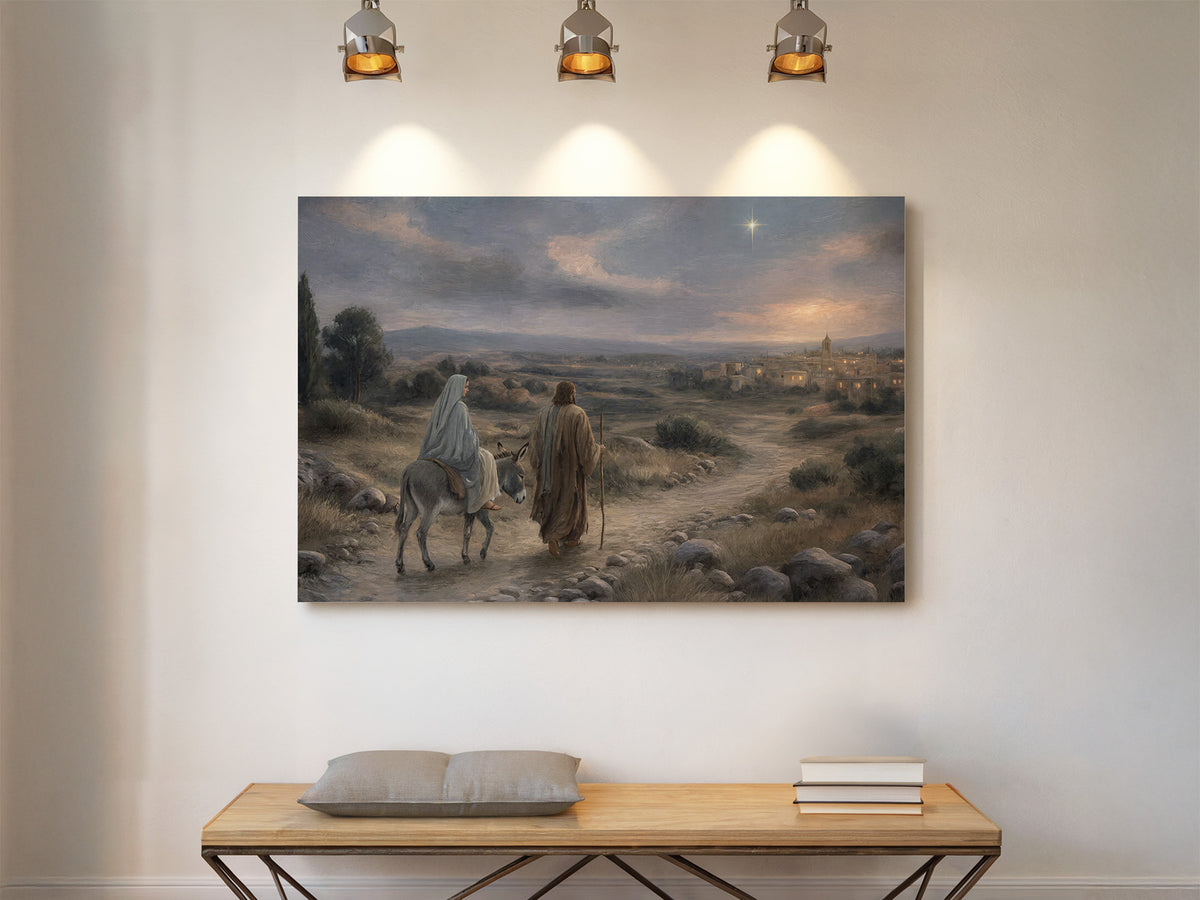 Guided to Bethlehem | Canvas Artwork