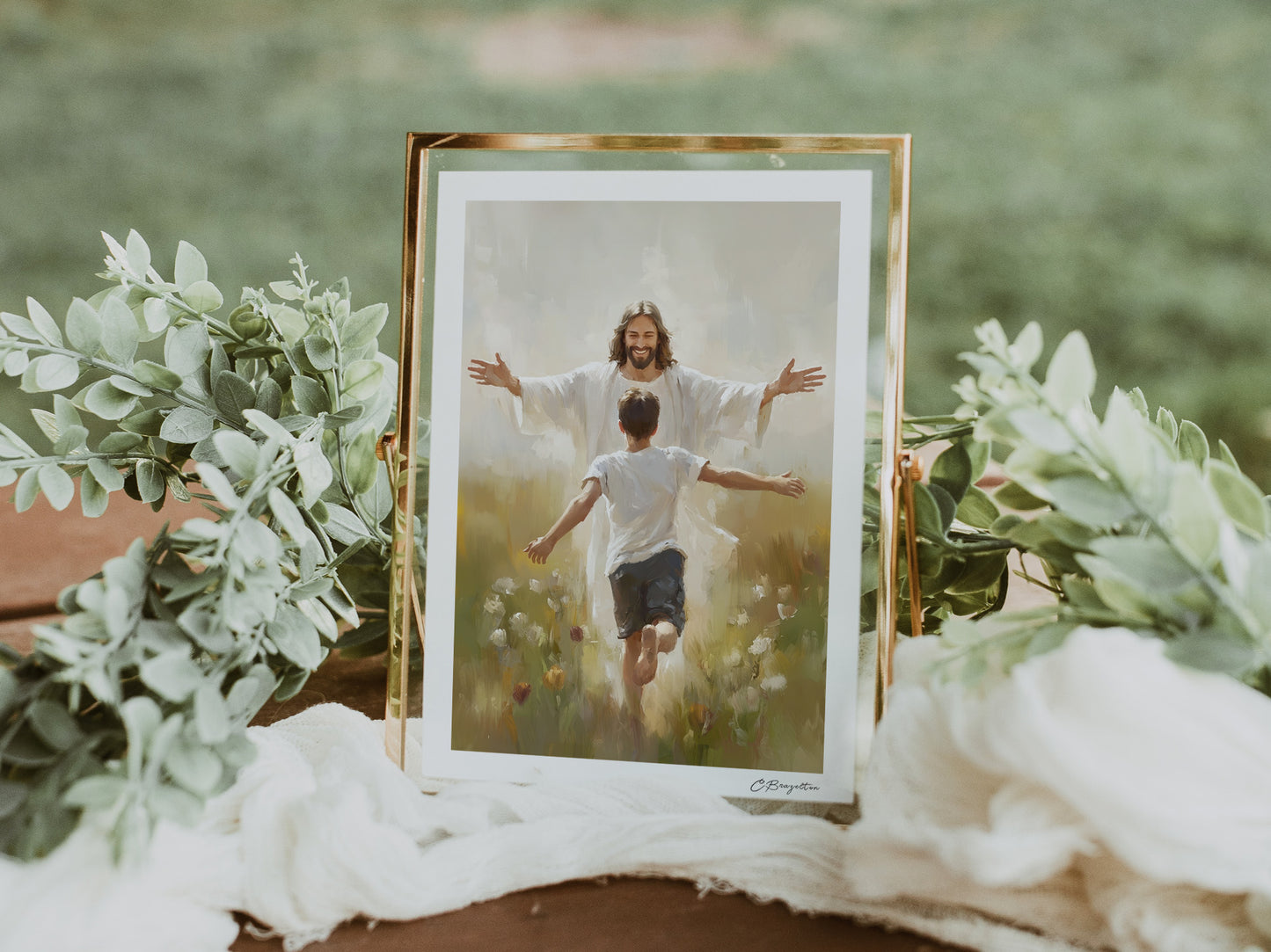 Everlasting Arms | Signed Handmade Art Print