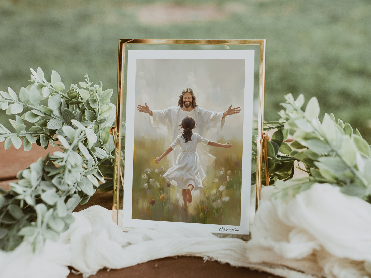 Everlasting Arms | Signed Handmade Art Print