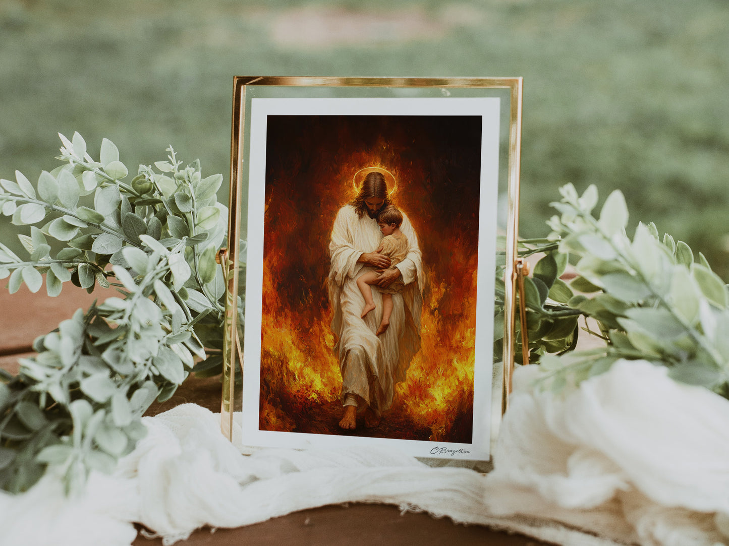 Faith in Fire | Signed Handmade Art Print