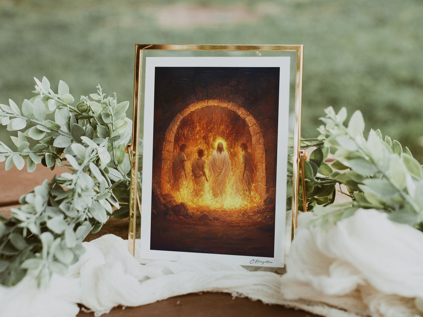 Faith Over Fire #2 | Signed Handmade Art Print