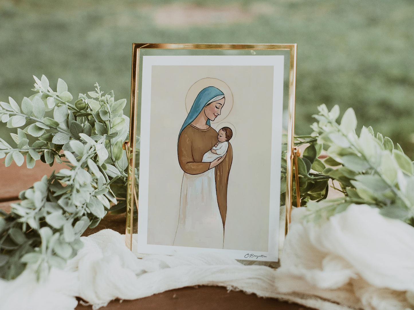 In Her Heart | Signed Handmade Art Print