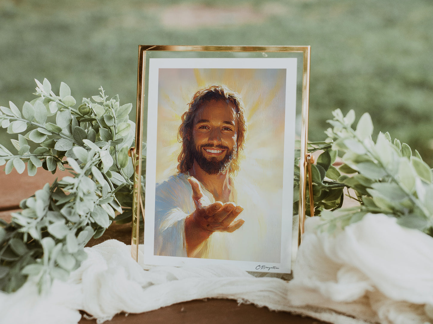 Look Unto Christ #3 | Signed Handmade Art Print