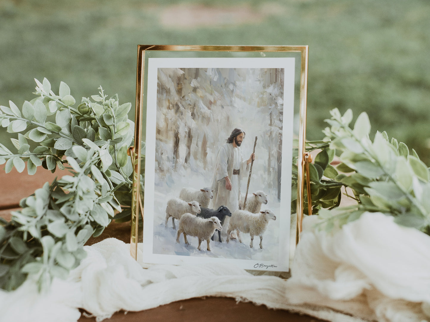 My Shepherd #3 | Signed Handmade Art Print