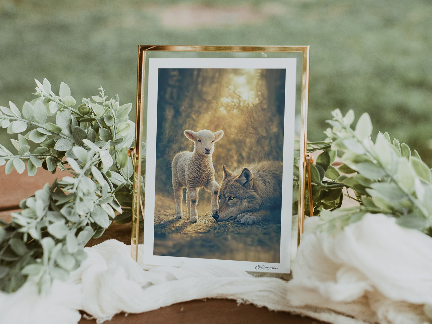 Under His Feet | Signed Handmade Art Print