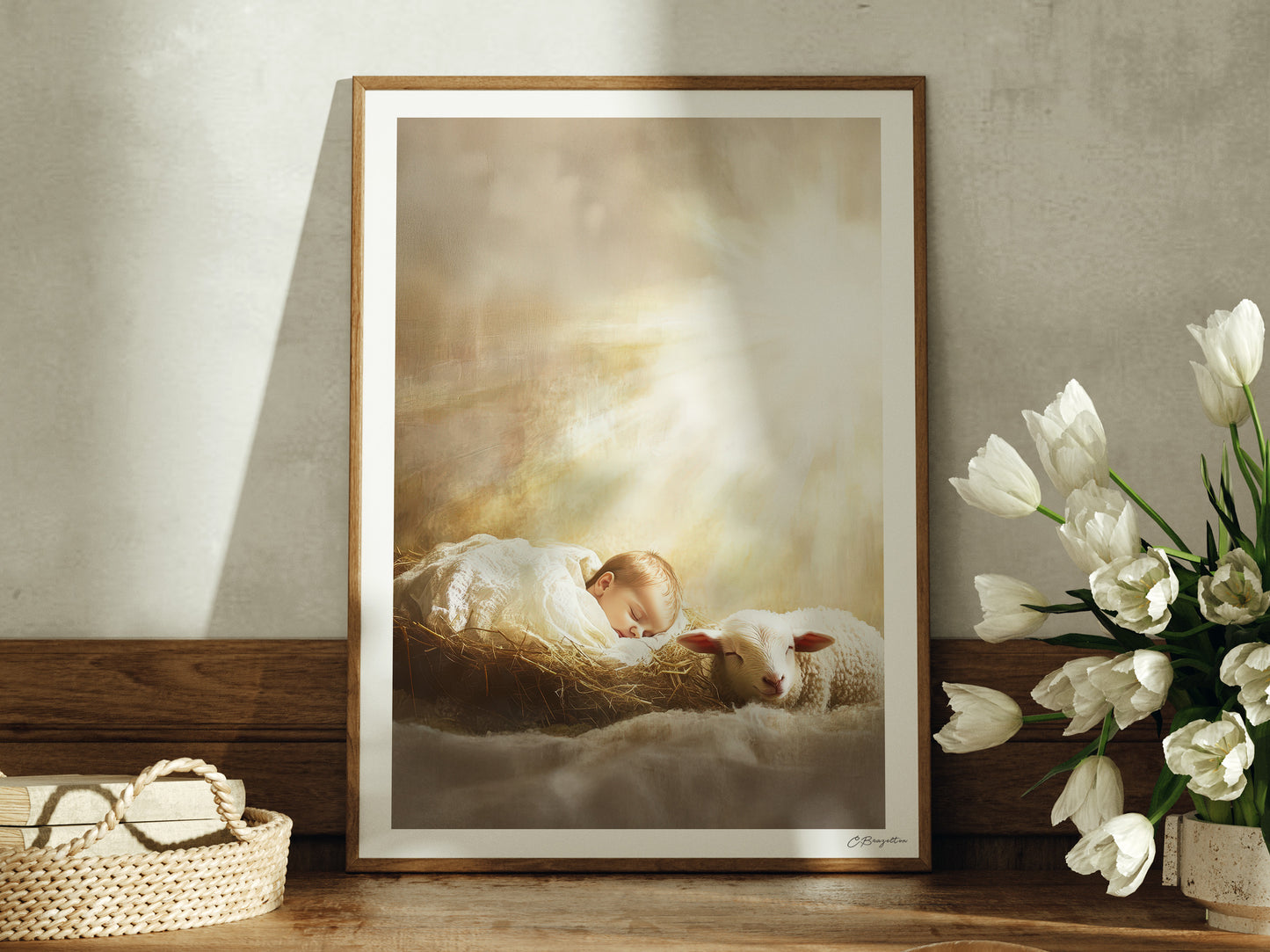 Behold the Lamb | Signed Handmade Art Print