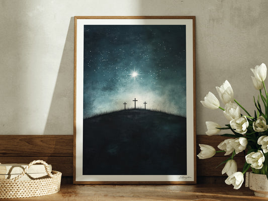 Heaven Came Down | Signed Handmade Art Print