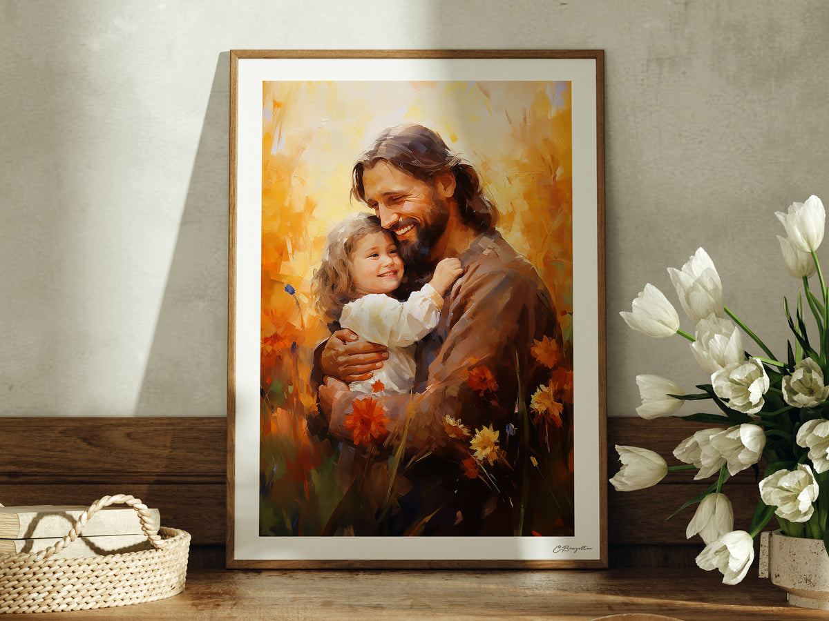 Jesus Loves Me #3 | Fine Art Print – The Painted Gospel