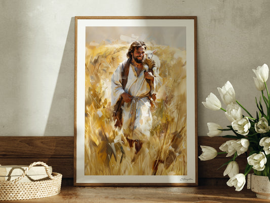 Joyful Shepherd | Fine Art Print