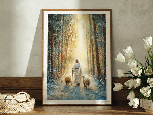 Shepherd's Light | Signed Handmade Art Print