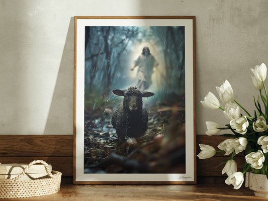 Shepherd in the Storm | Fine Art Print