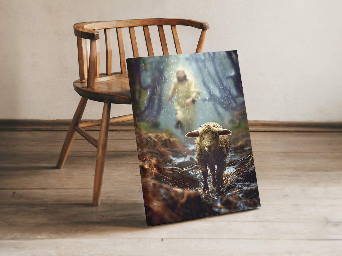 Shepherd in the Storm #2 | Canvas Artwork