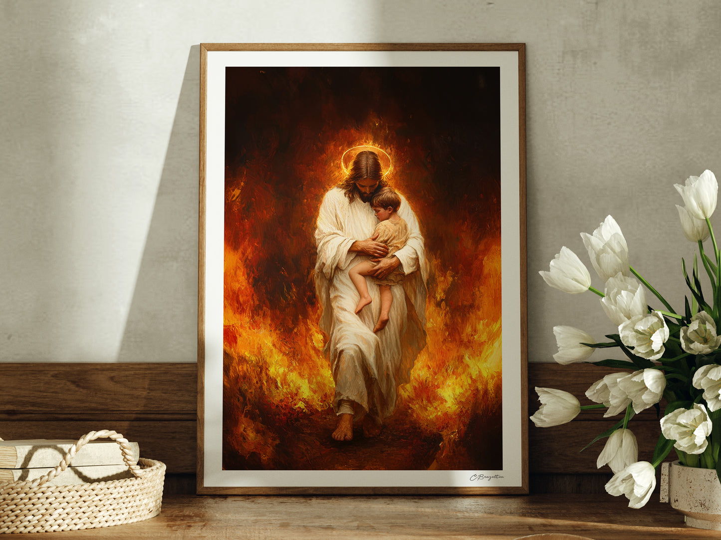 Faith in Fire | Signed Handmade Art Print