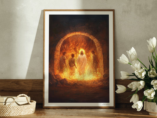 Faith Over Fire #2 | Signed Handmade Art Print