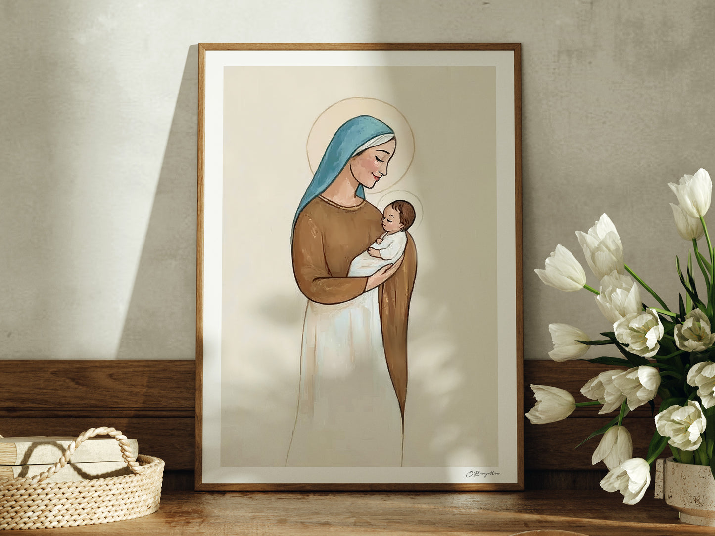 In Her Heart | Signed Handmade Art Print