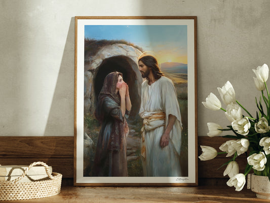 My Redeemer Lives | Signed Handmade Art Print