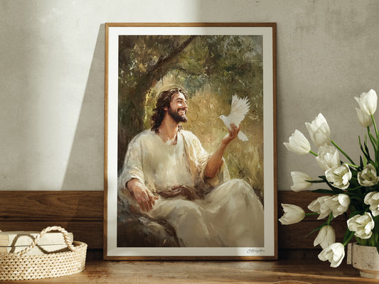 Peace in Christ | Signed Handmade Art Print