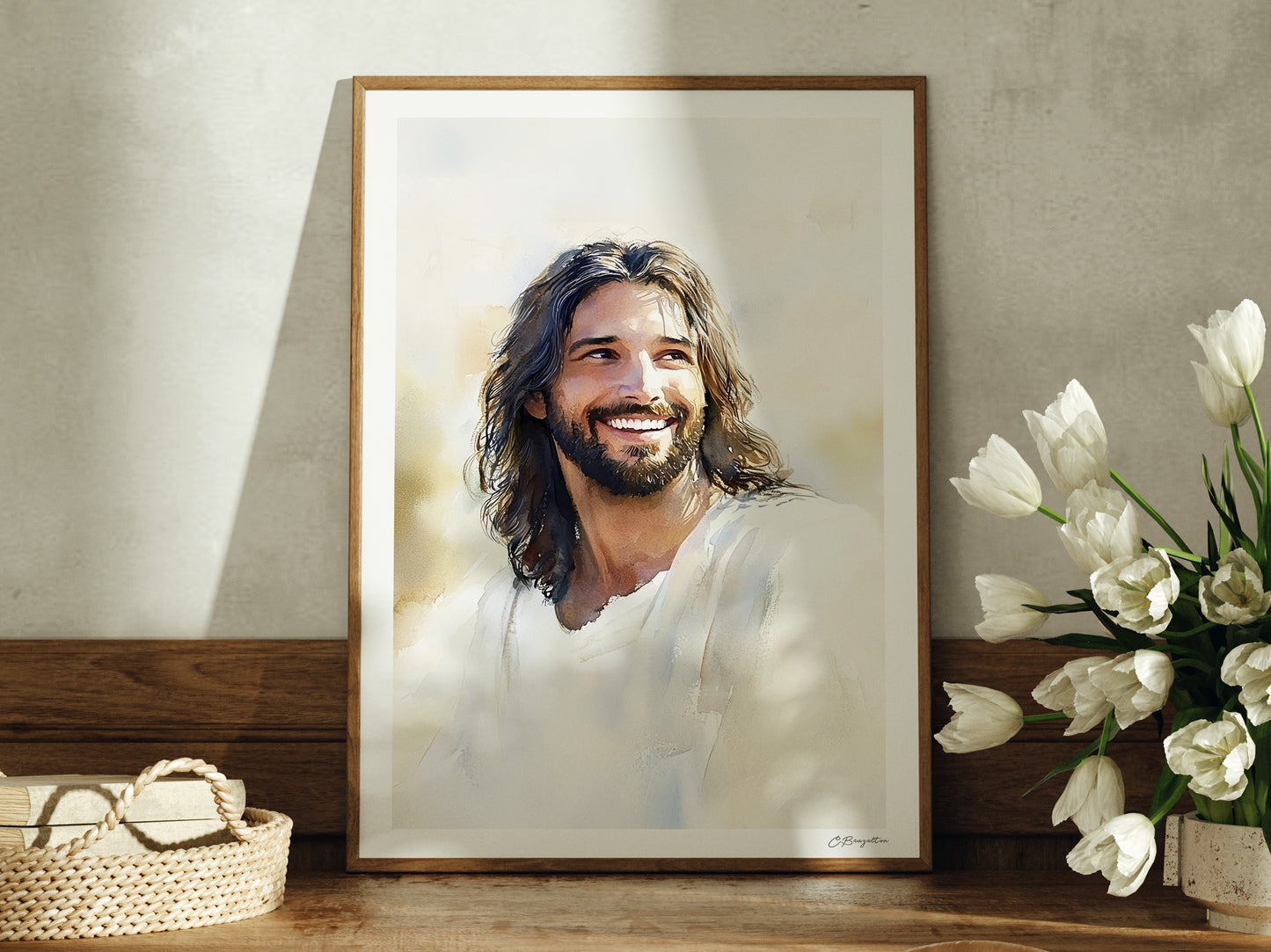 Savior's Blessing #2 | Signed Handmade Art Print