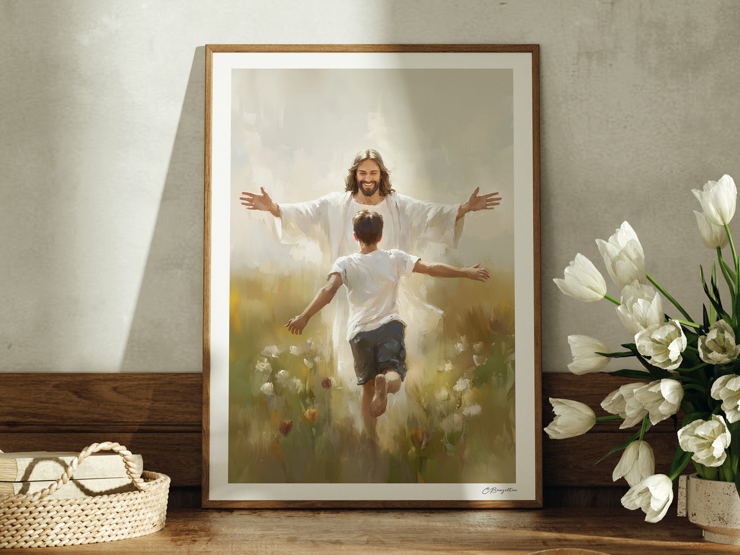 Everlasting Arms | Signed Handmade Art Print