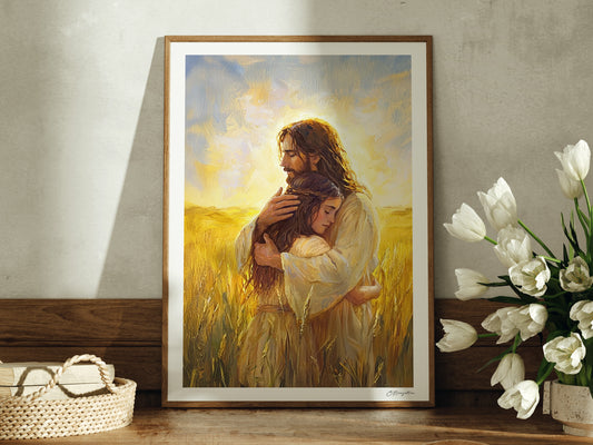 Healing Embrace #2 | Signed Handmade Art Print