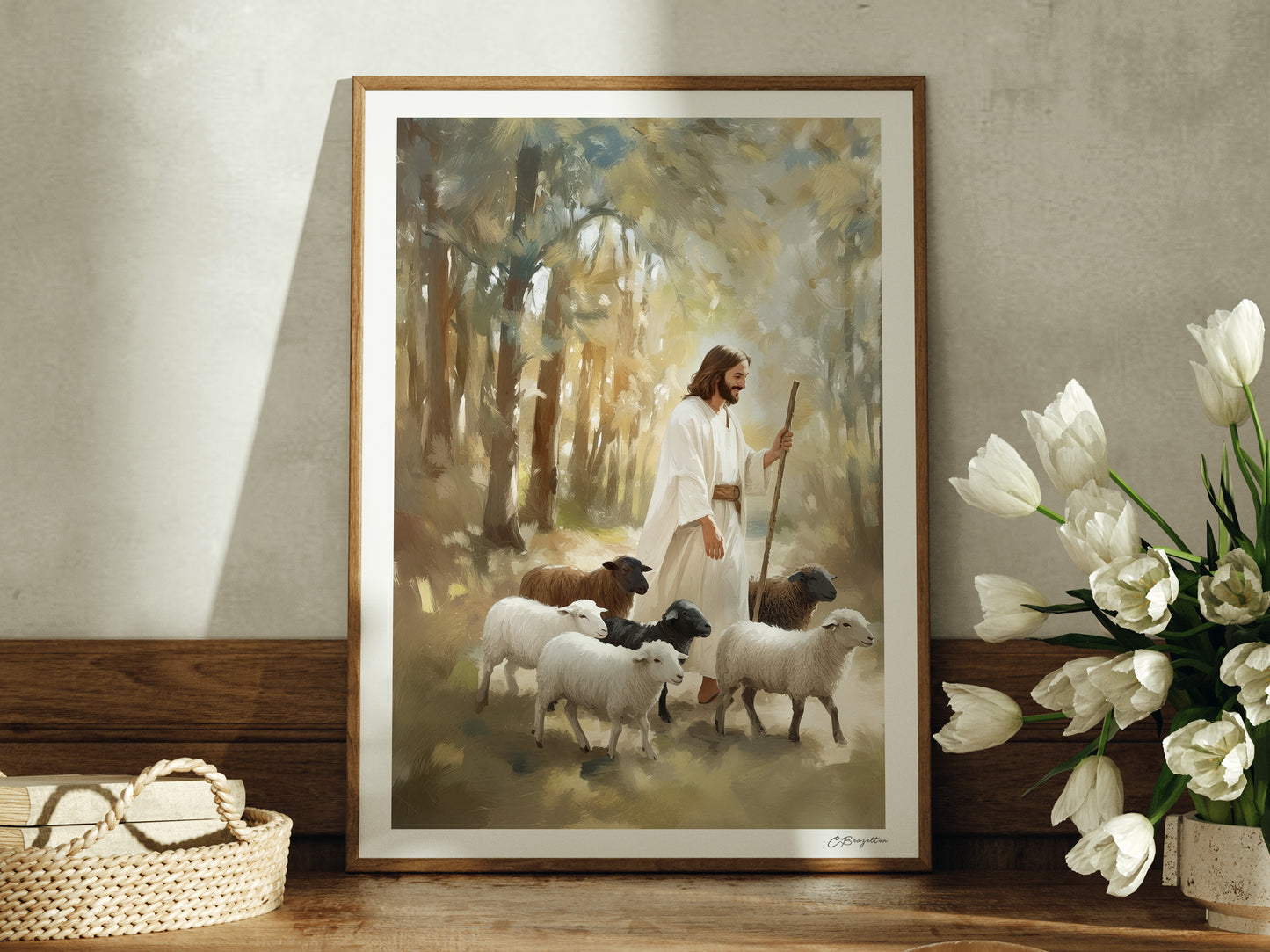 My Shepherd #2 | Signed Handmade Art Print