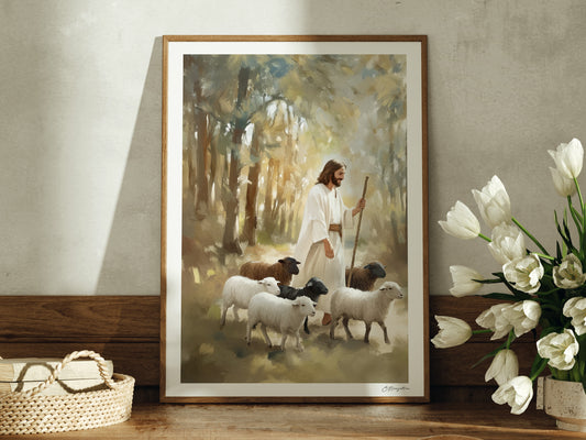My Shepherd #2 | Signed Handmade Art Print