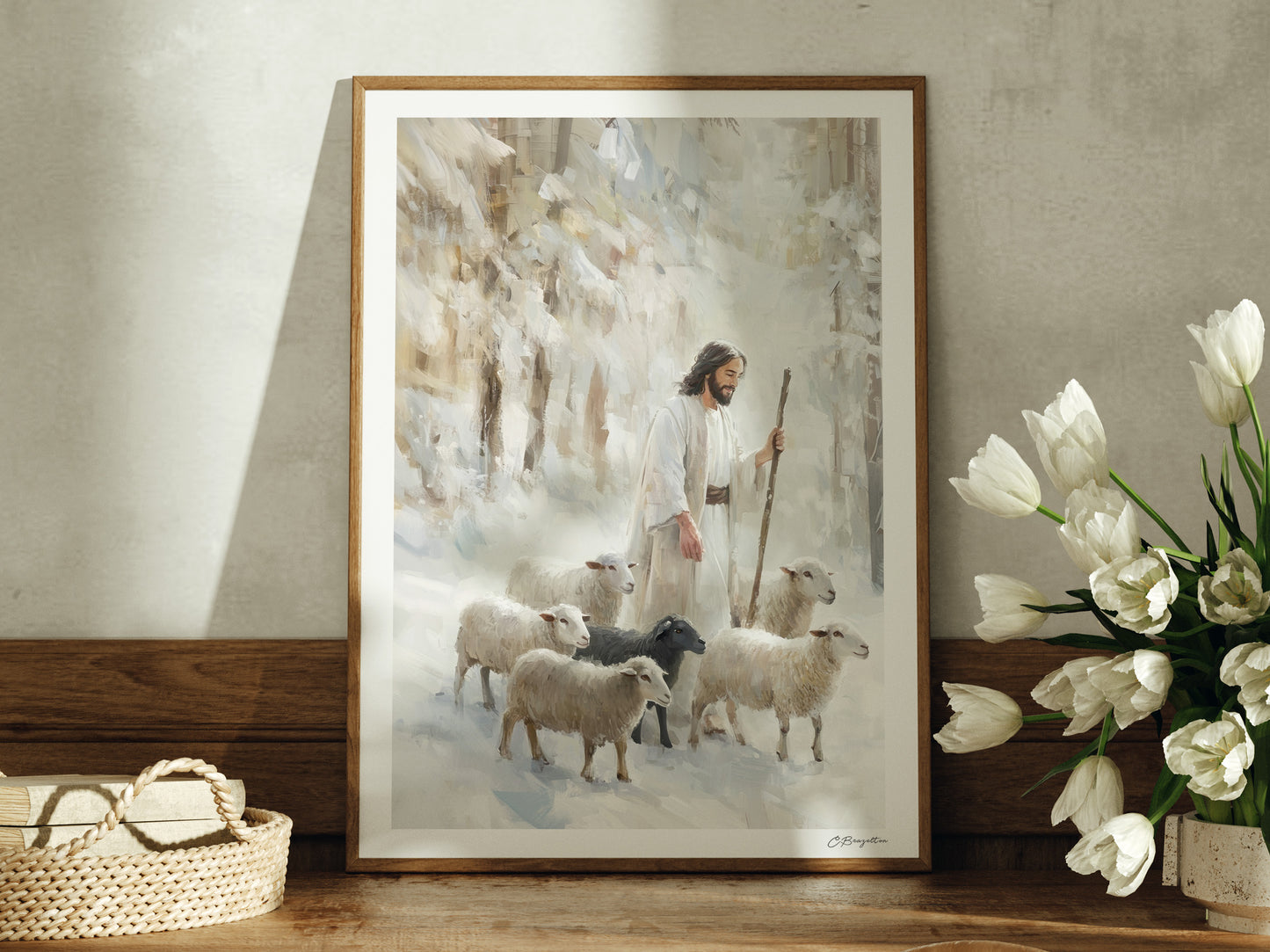 My Shepherd #3 | Signed Handmade Art Print