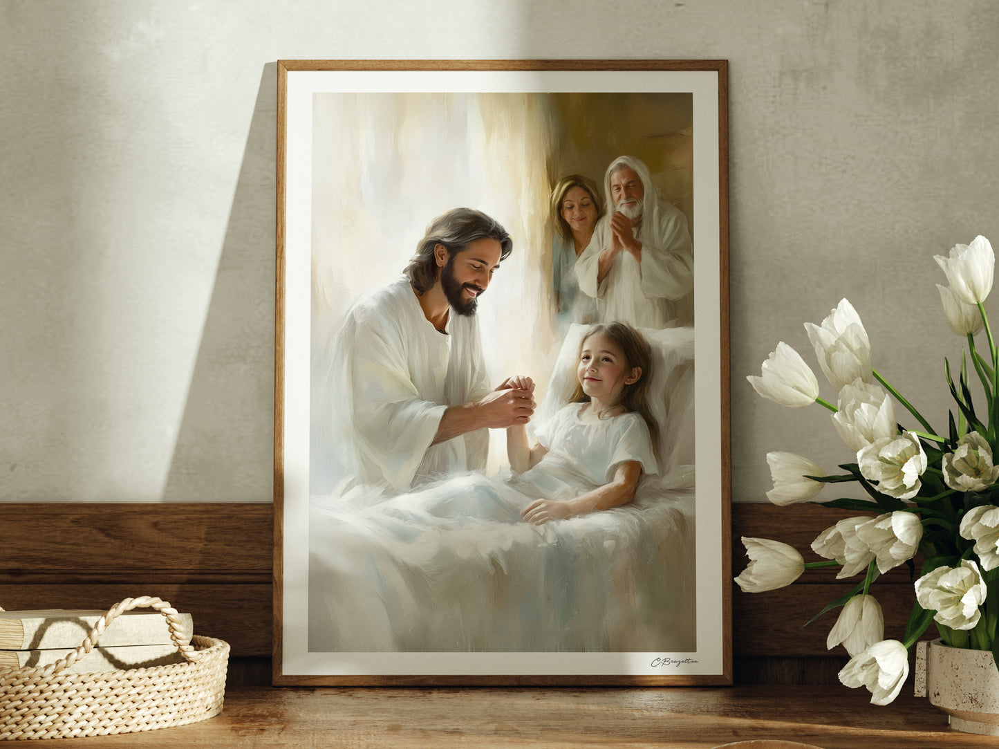 Resurrection and Life | Signed Handmade Art Print