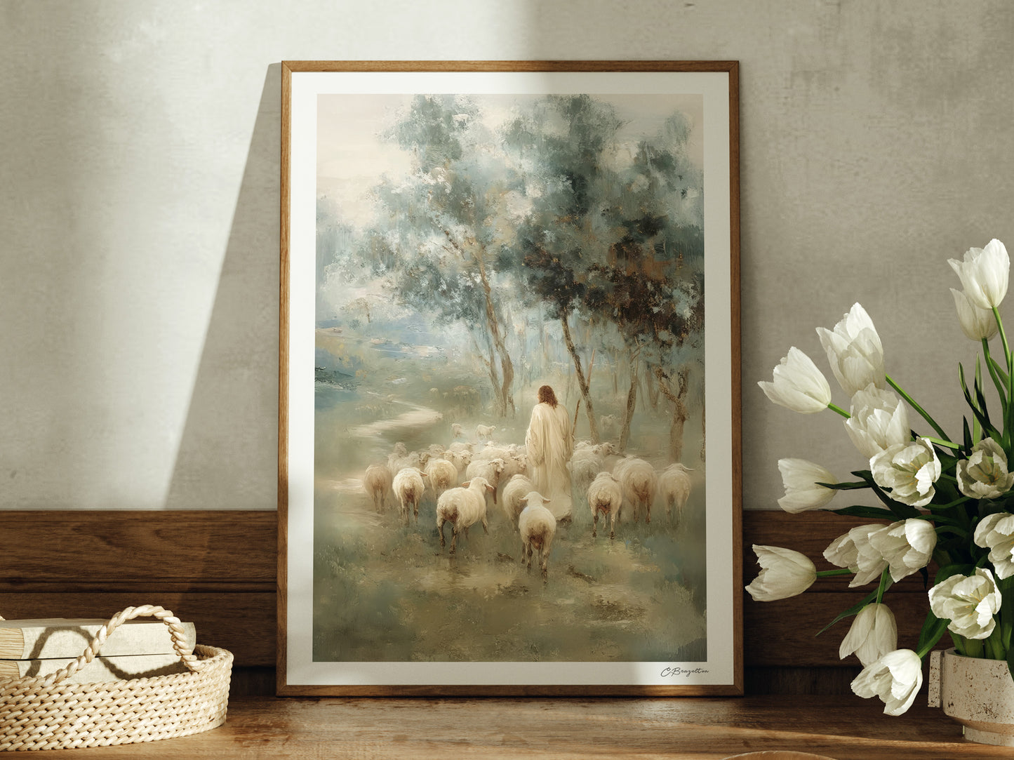 Safe in His Care #5 | Signed Handmade Art Print