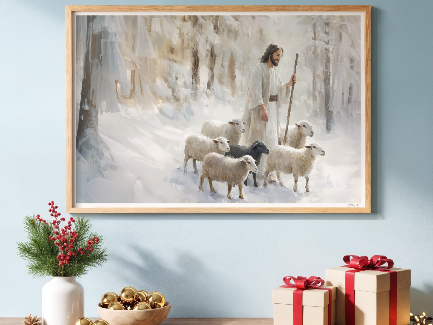 My Shepherd #3 | Signed Handmade Art Print